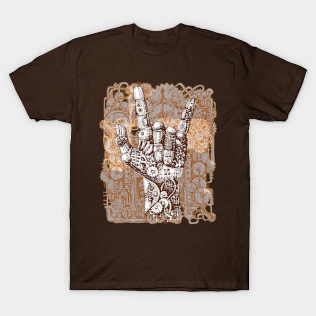 Steampunk Rocks T-Shirt by LouMax